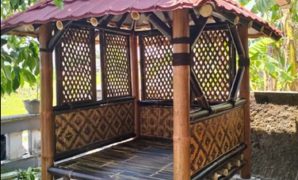 Gazebo Bambu Minimalis