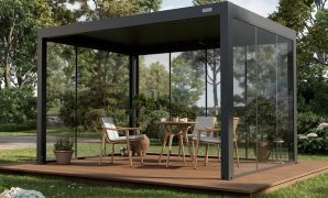Gazebo Dinding Kaca