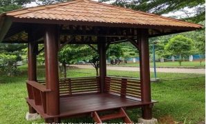 Gazebo Kayu Kelapa