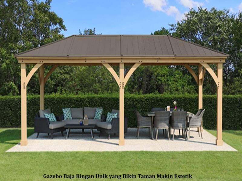 Gazebo Baja Ringan Unik