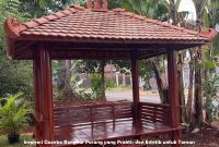 Inspirasi Gazebo Bongkar Pasang yang Praktis dan Estetik untuk Taman
